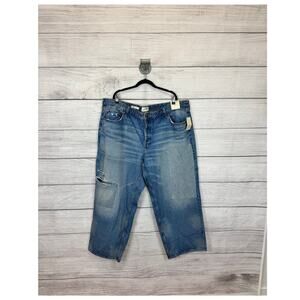 Universal Thread Plus Size 90's Baggy Mid-Rise Patch Jeans Size 24